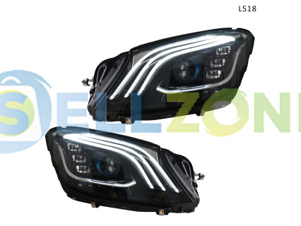 LED Τuning Φώτα Προβολείς Facelift Mercedes S W222 2014-2017 με Animation Εκκίνησης – LS18
